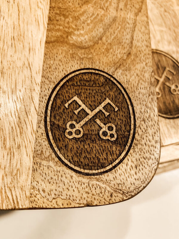 Wood Serving Board - Custom Logo/Text/Design - Image 3