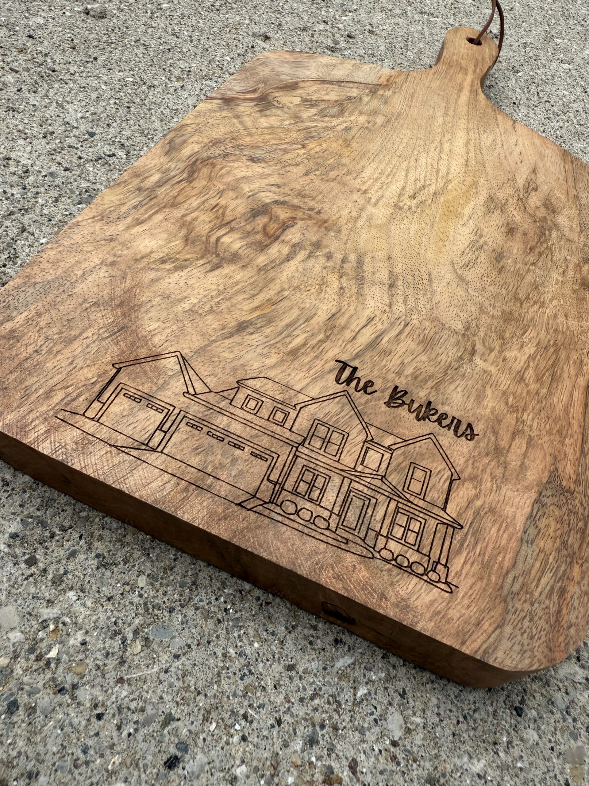 Home Drawing + Address