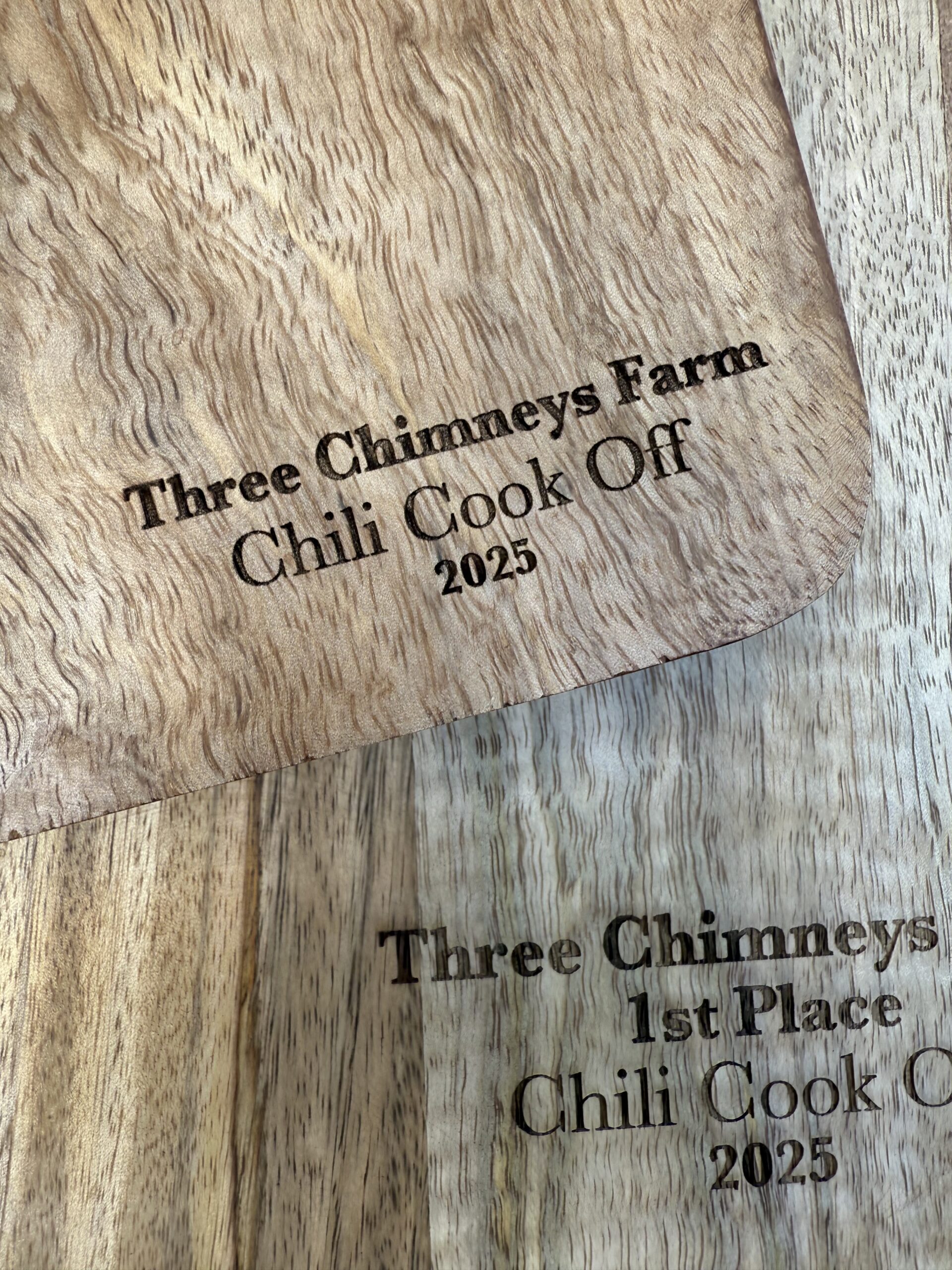 Custom Text/Logo Serving Board