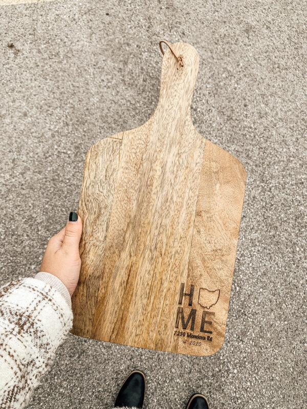 Wood Serving Board - Custom Logo/Text/Design - Image 2