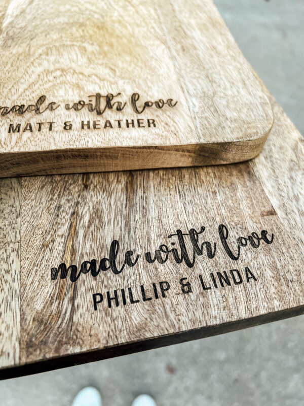 Wood Serving Board - Custom Logo/Text/Design - Image 6