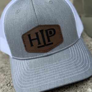 Snapback Hat w/ Leather Patch