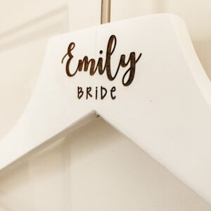 Wood Hanger - Bride