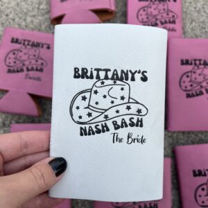 Leather Koozie - slim can