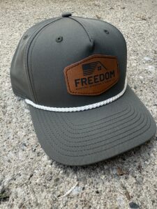 Rope Snapback Hat w/ Leather Patch