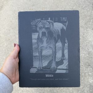 Slate Pet Memorial Plaque