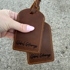 Leather Luggage Tag