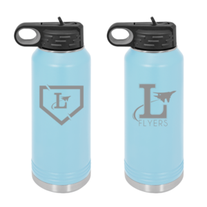 32oz Light Blue Water Bottle